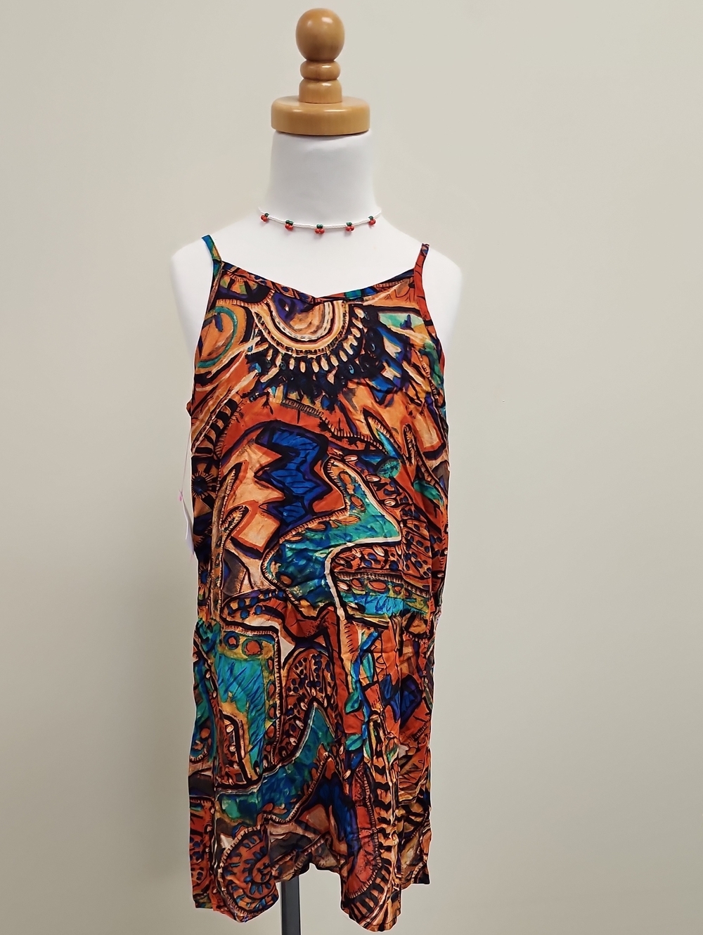 SHEIN Girls Abstract Print Cami Dress Size 6X NWT